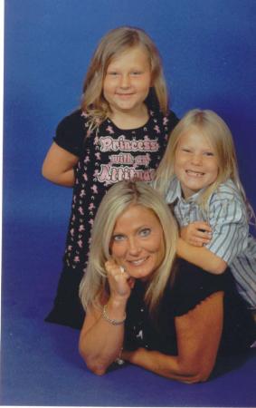 Lauren, my youngest daughter & Grandaughters