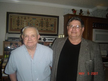 Dad and my brother Jim