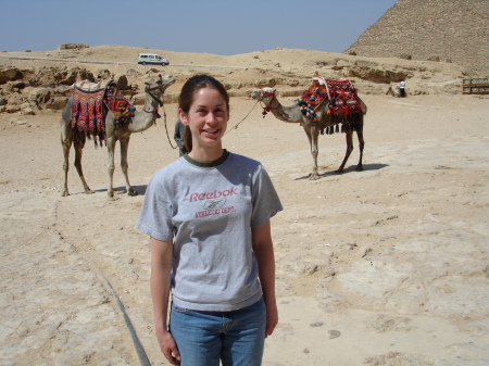 Giza - Marcy and camels