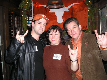 L A UT Exes Rose Bowl Party Todd, Debbie, Bill