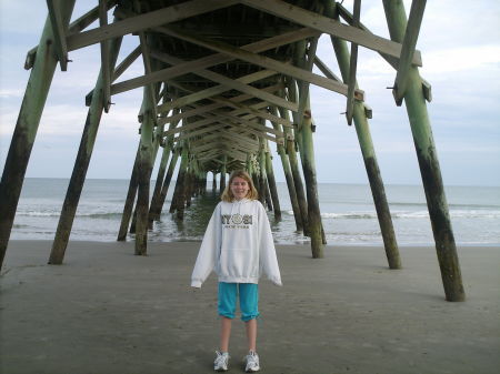 Alexii under the pier.