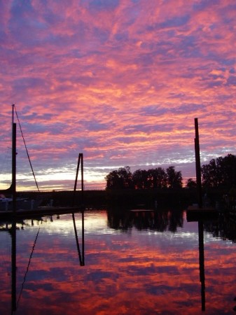 Late summer sunrise at McCuddy's Landing..