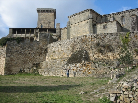 Lindsay (my daughter) at Castle Monterrei