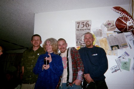 Ann with her sons, November 2007