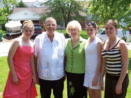 Grandma & Grandpa with the girls