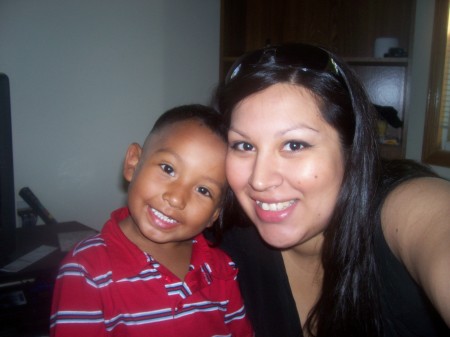 My daughter Jenelle and my grandson Jonathan---cute!!!