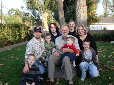 Grandpa and the kids