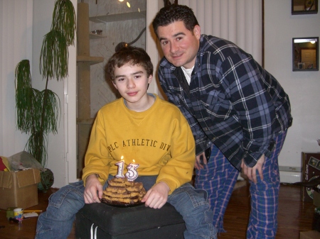 Liam with Dad