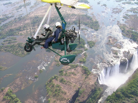 Over Victoria Falls
