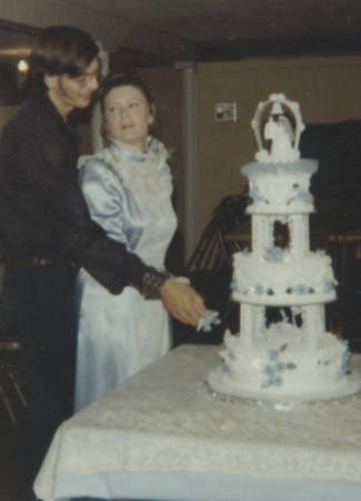 Cutting the cake