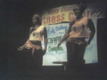 me doing a belly dancing performance on stage(aug.2007)