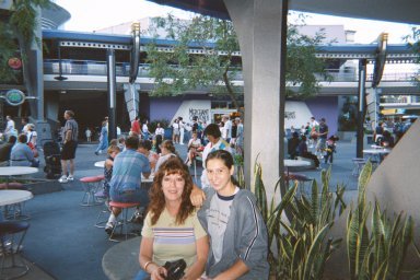 my cadet daughter and me at wdw