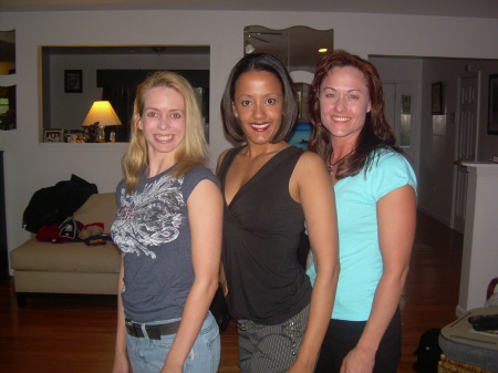 That is me in the middle with my Gold's Gym boot camp girls