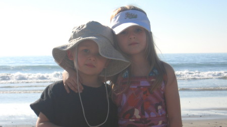 Cy and Charis at the beach