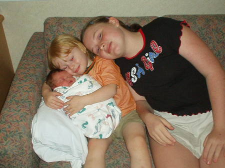 Sydnee Jane, Maxxwell, And Felicia, my 3 babys.