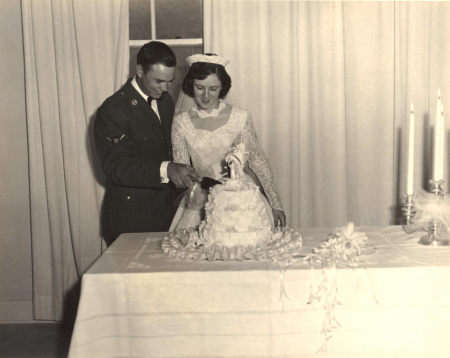 Wedding day 28 OCT 1956