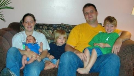 My son, Jason, with his family