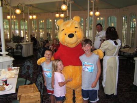 Ben Nate and Suzannah w/ Pooh