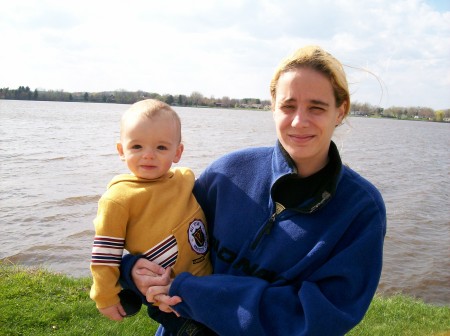 Collin and I at the lake