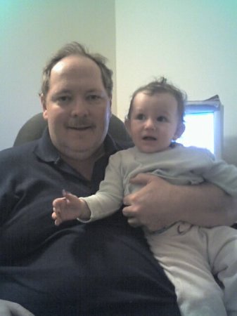 Stewart and my granddaughter Filipa