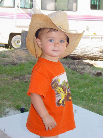Isaac - Mommy's favorite cowboy...
