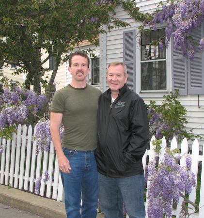 Burton and Ron in Provincetown