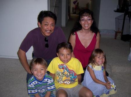Me, My sister Stacie, Logan, Kai, Tia