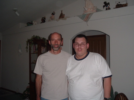 My dad and me.