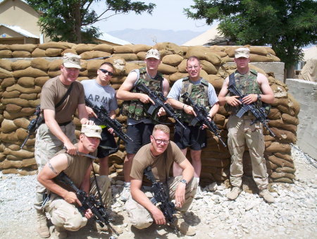 My Platoon in Bagram days before coming home