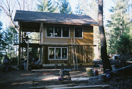 Vertical Log Cabin