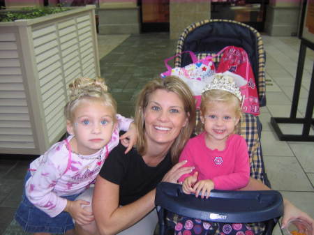 Me and my girls at Madison birthday party