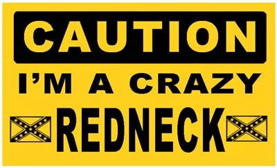 dont mess with'a redneck... who knows what might land on you!