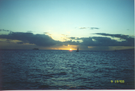 Sunset in Hawaii