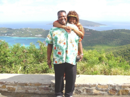 My sweetie and I in St John