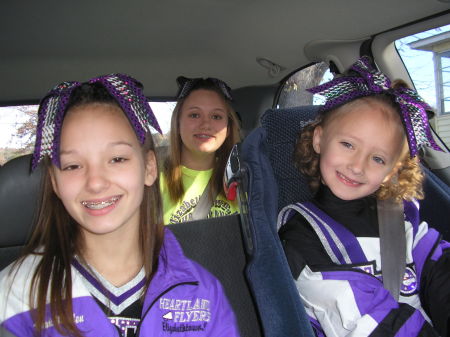 My Girls on our way to a competition