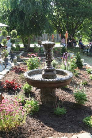 The memorial garden