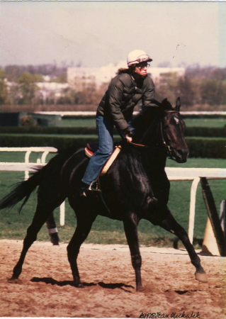 Galloping at Belmont Park, N.Y. 1978