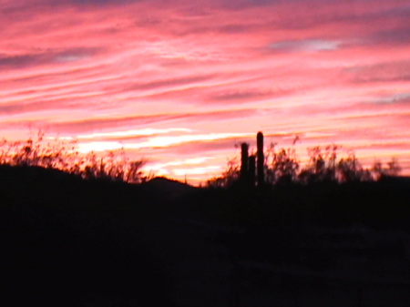 Sunsets from our back porch