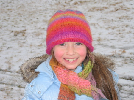 Tessa in the snow February 2008