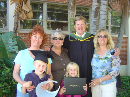 Masters Degree Graduation-CSULB-with Family
