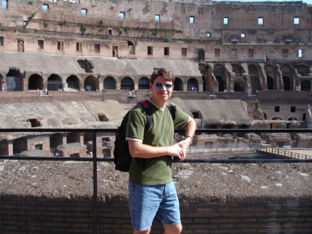 Me at the Colluseum in Rome