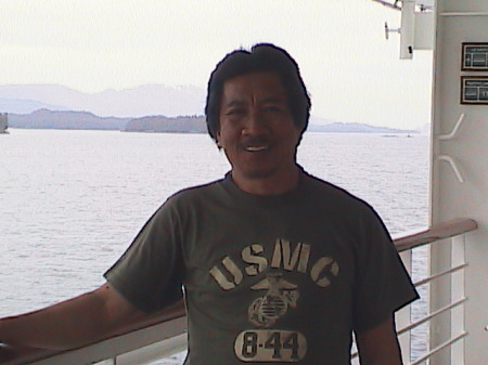 Robert aboard Golden Princess Cruise ship