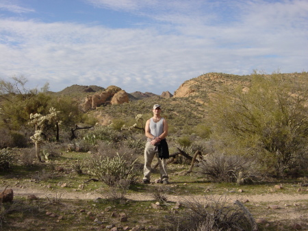 Me in Arizona while hiking the "Superstition Mountains"