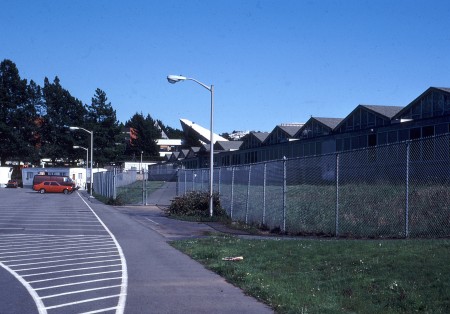 Entrance area to Frederic Burk playground, 1982