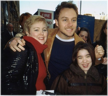 Darren Hayes (Aussie Pop Star) w/me and my daughter in NY