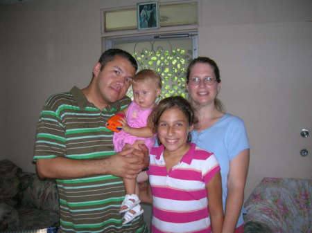 Benito, Sofia, Monica and Cheryl Summer 2006, Ponce, Puerto Rico, visiting the in-laws