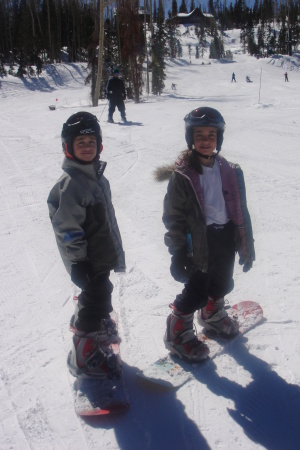 Snowboarding in Lake Tahoe