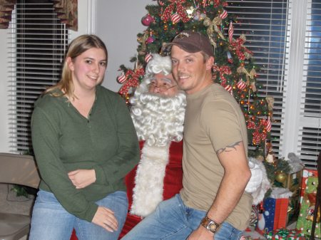 Me and Chris 2007 Christmas