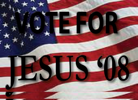 Vote for Jesus!