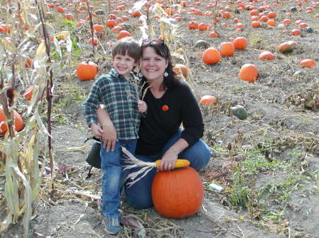 pumpkin patch with Michael